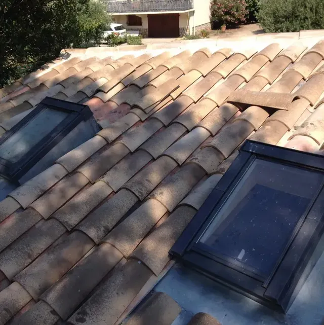 Fenetre double tuiles