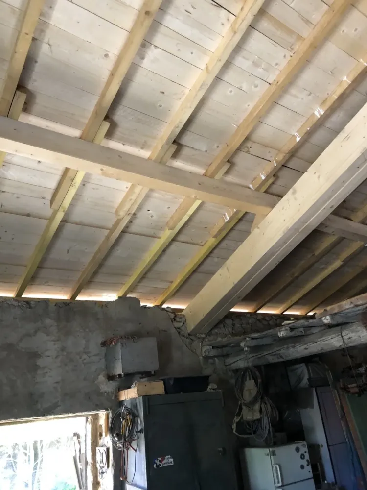 Charpente interieur toit